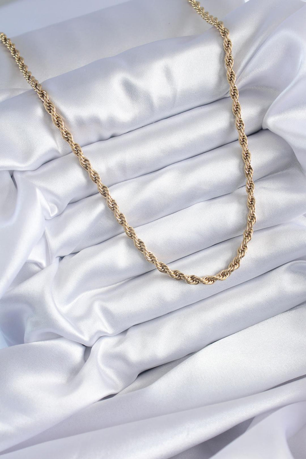 Gold Renk 60 cm Burgu Model Kadın Kolye